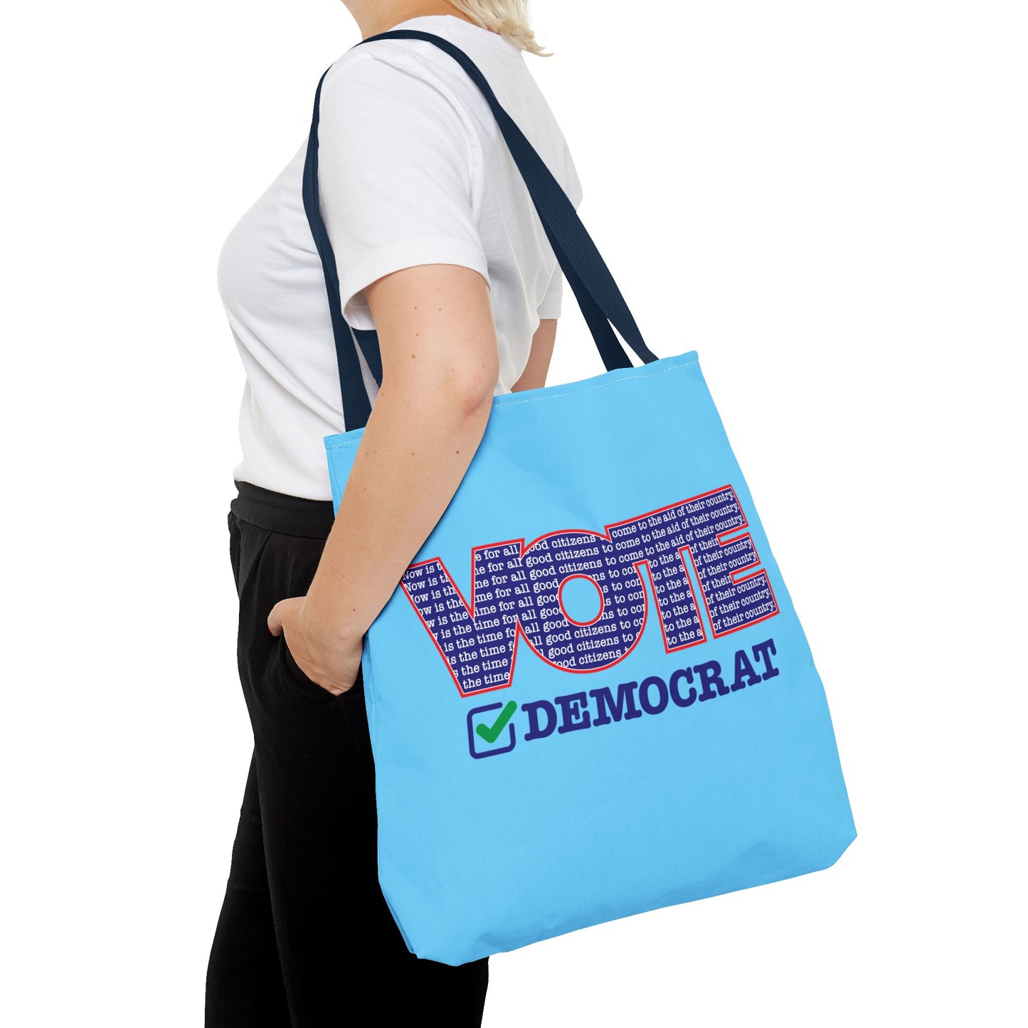 Vote Democrat Tote Bag