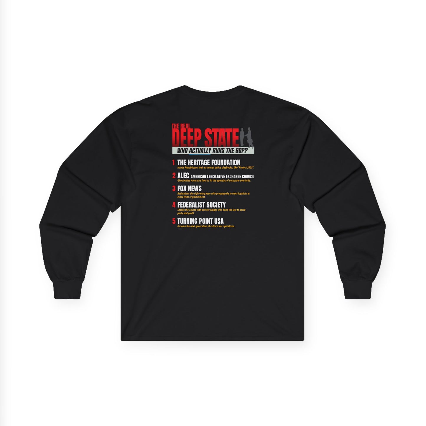 The Real Deep State Long Sleeve Tee