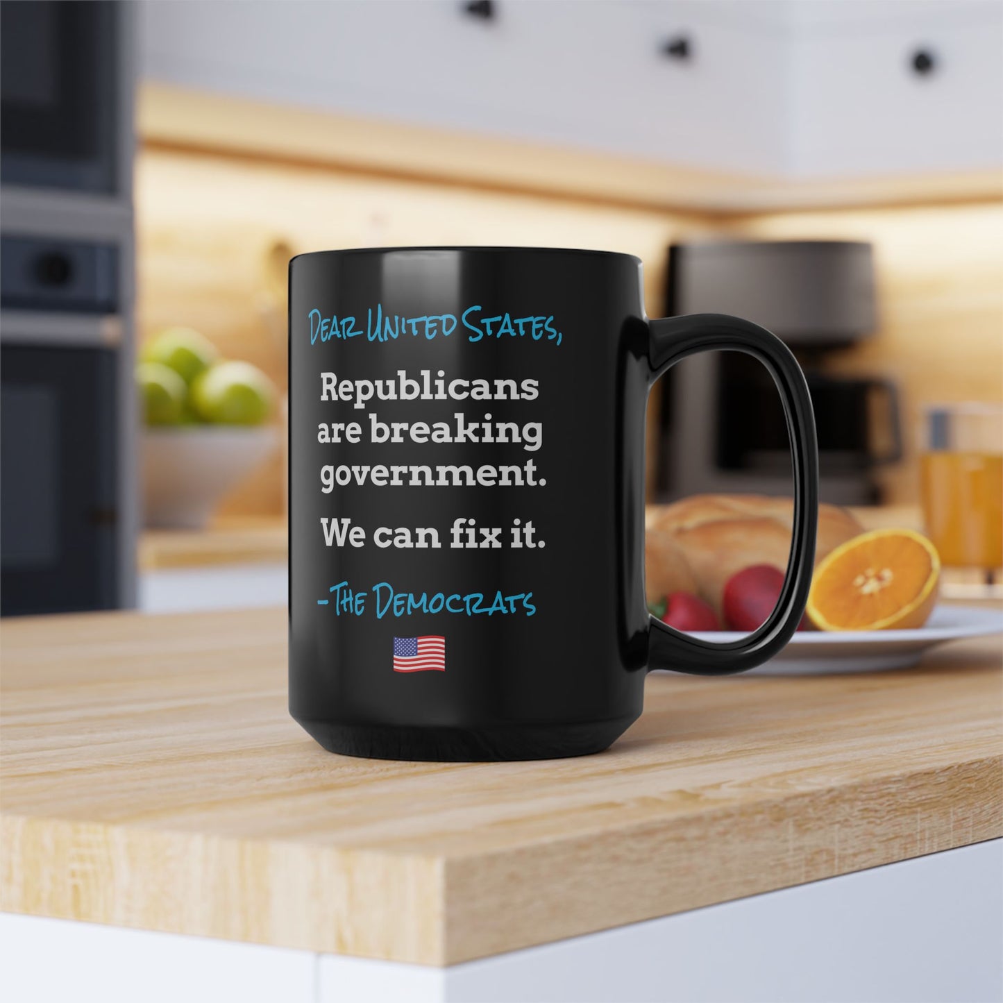 Pro-Democracy USA 15oz Mug