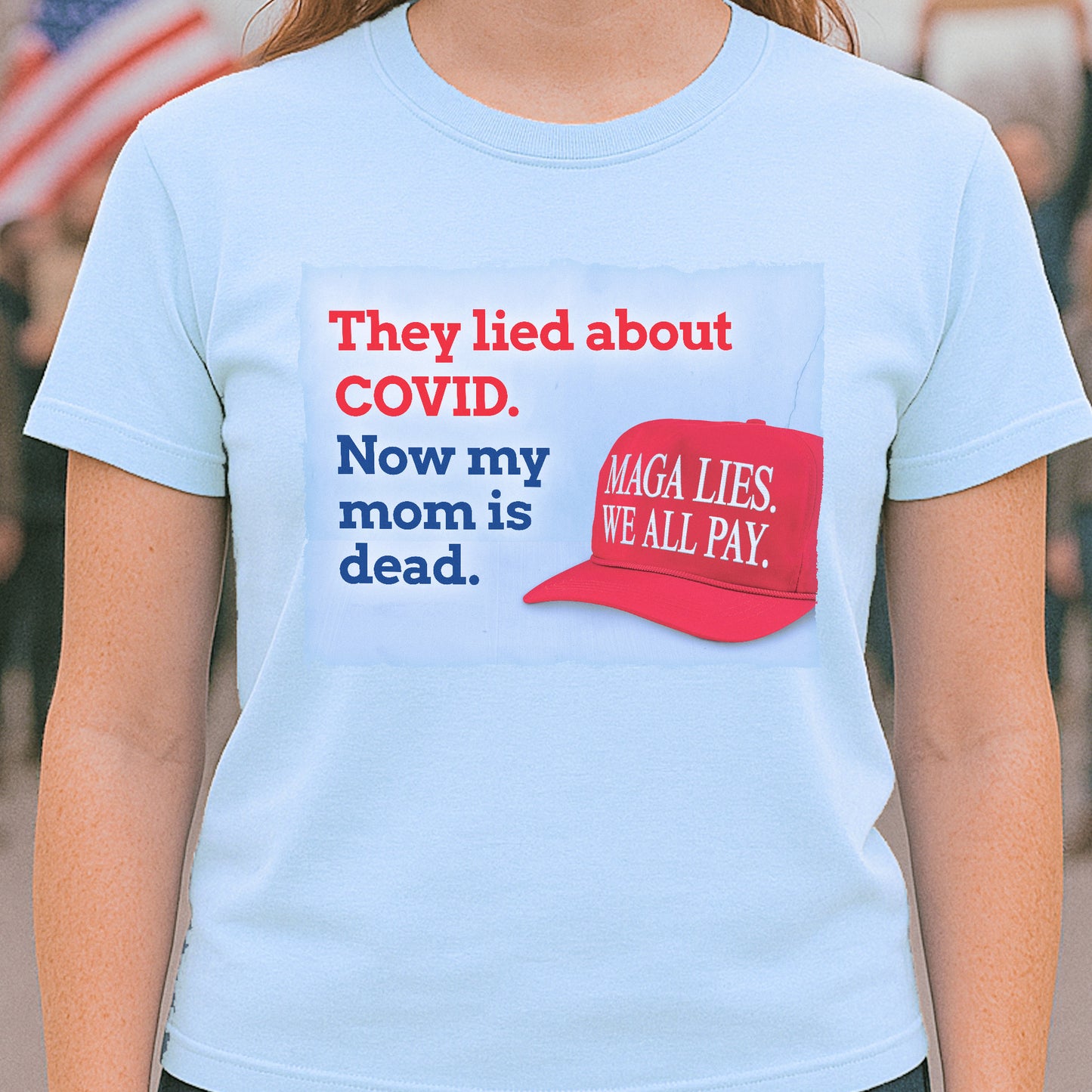 MAGA LIES. COVID T-shirt