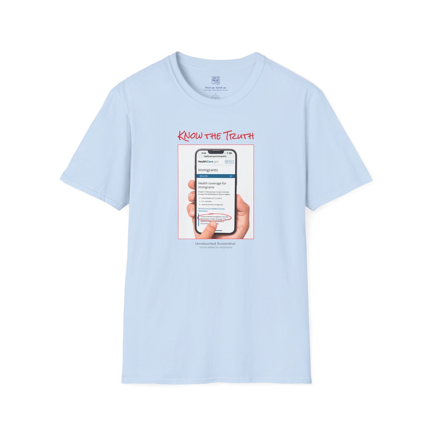 Undocumented Immigrant Healthcare T-shirt