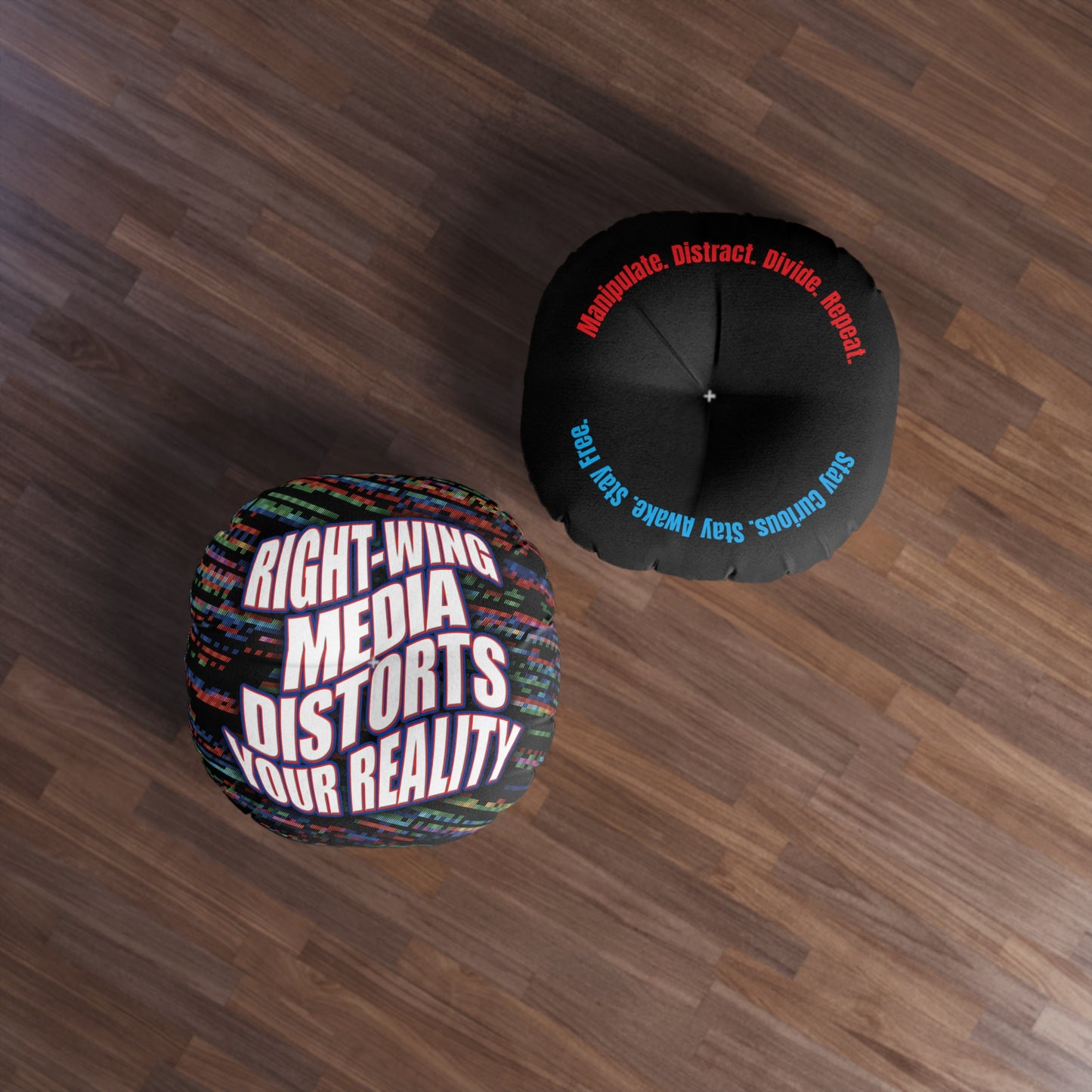 Right-Wing Media Distorts Floor Pillow