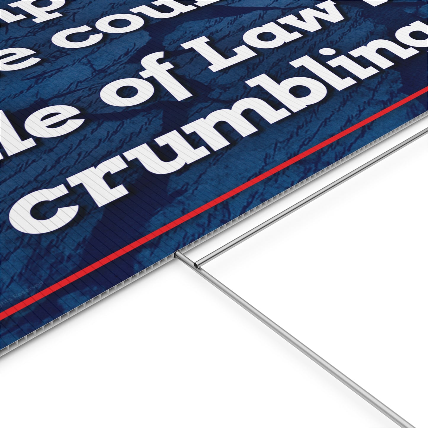 Rule of Law Yard Sign