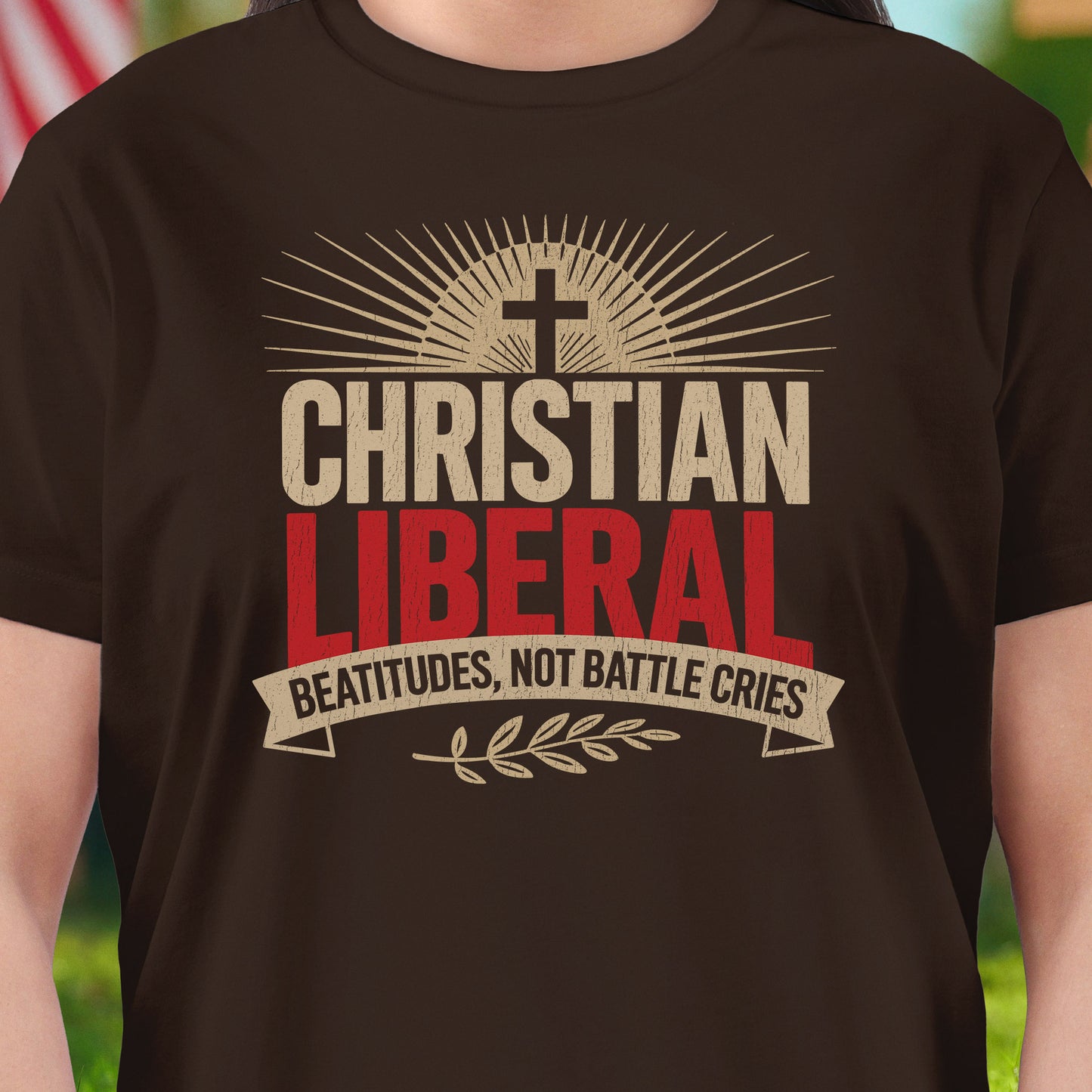 Christian Liberal Cross T-Shirt