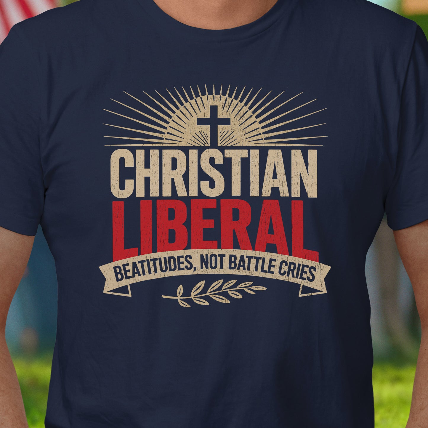 Christian Liberal Cross T-Shirt