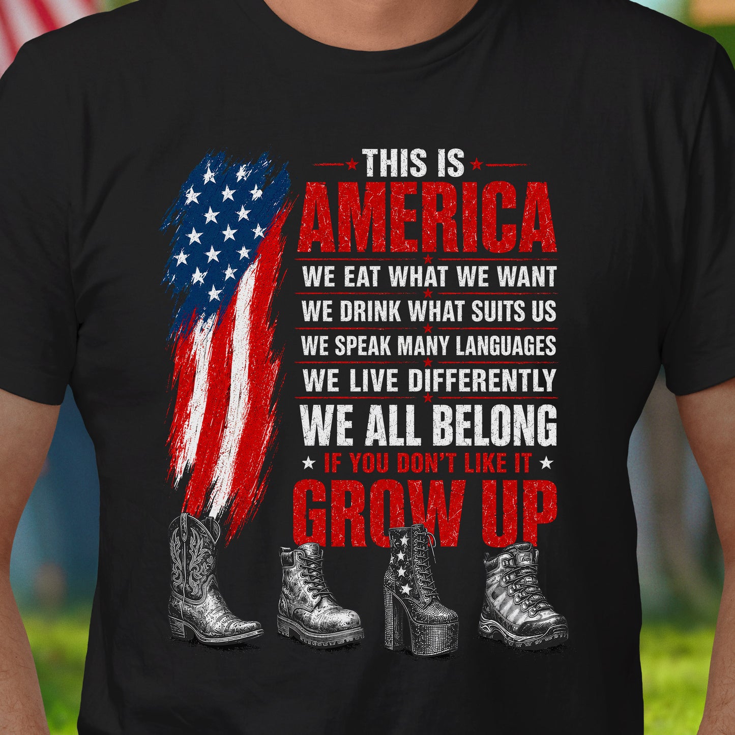 Grow Up America T‑Shirt