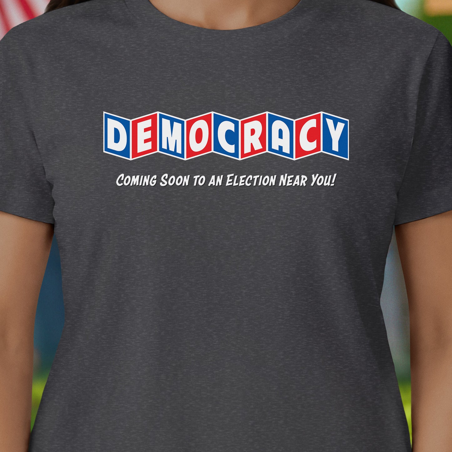 Democracy Marquee T-Shirt