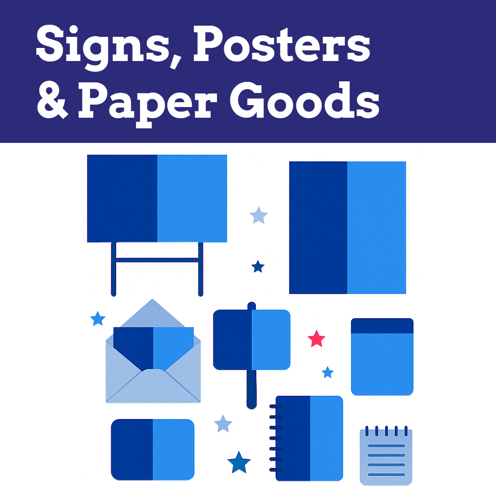 Signs, Posters & Paper Goods