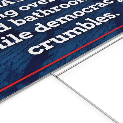 MAGA's Got Us Fighting Yard Sign
