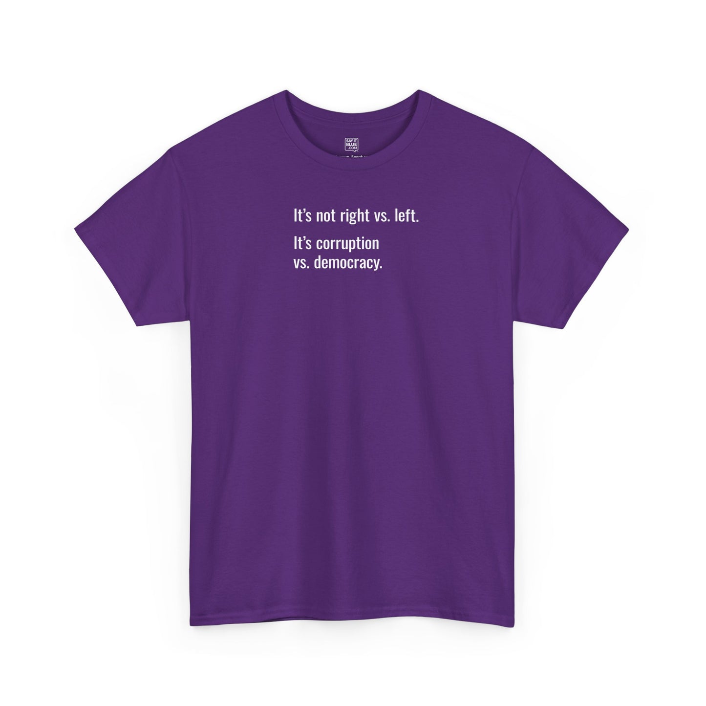 Corruption vs. Democracy/Real Strength T-Shirt