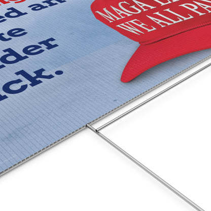 MAGA LIES. Elections Yard Sign