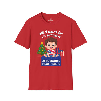 Affordable Healthcare Christmas T-Shirt