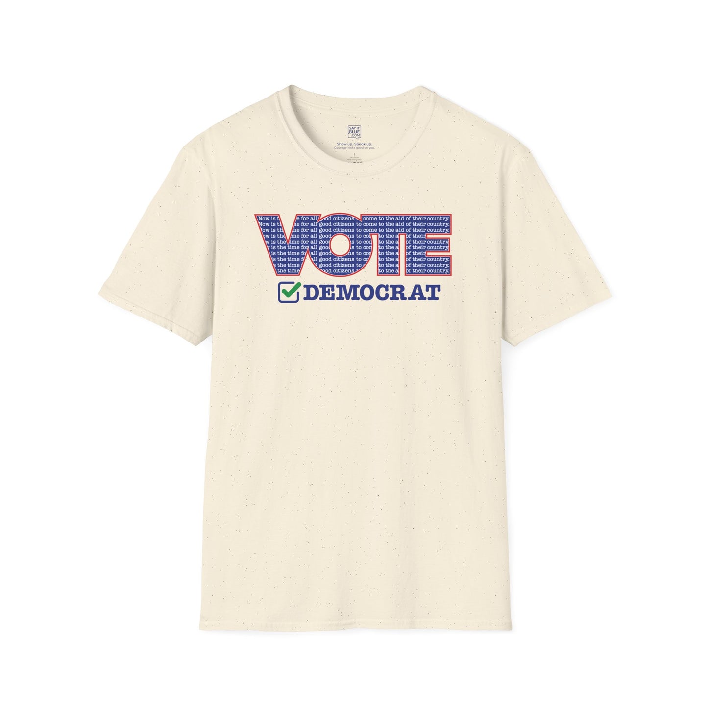 Vote Democrat (Now is the time...) T-Shirt