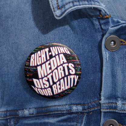 Right-Wing Media Distorts Button