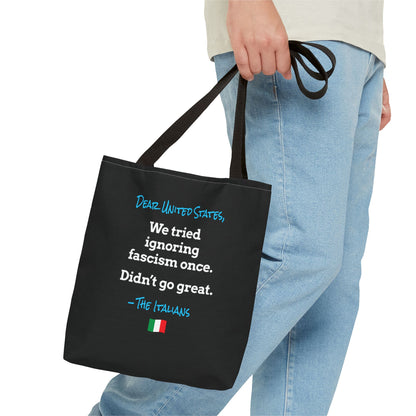 Anti-Fascist Italy Tote Bag