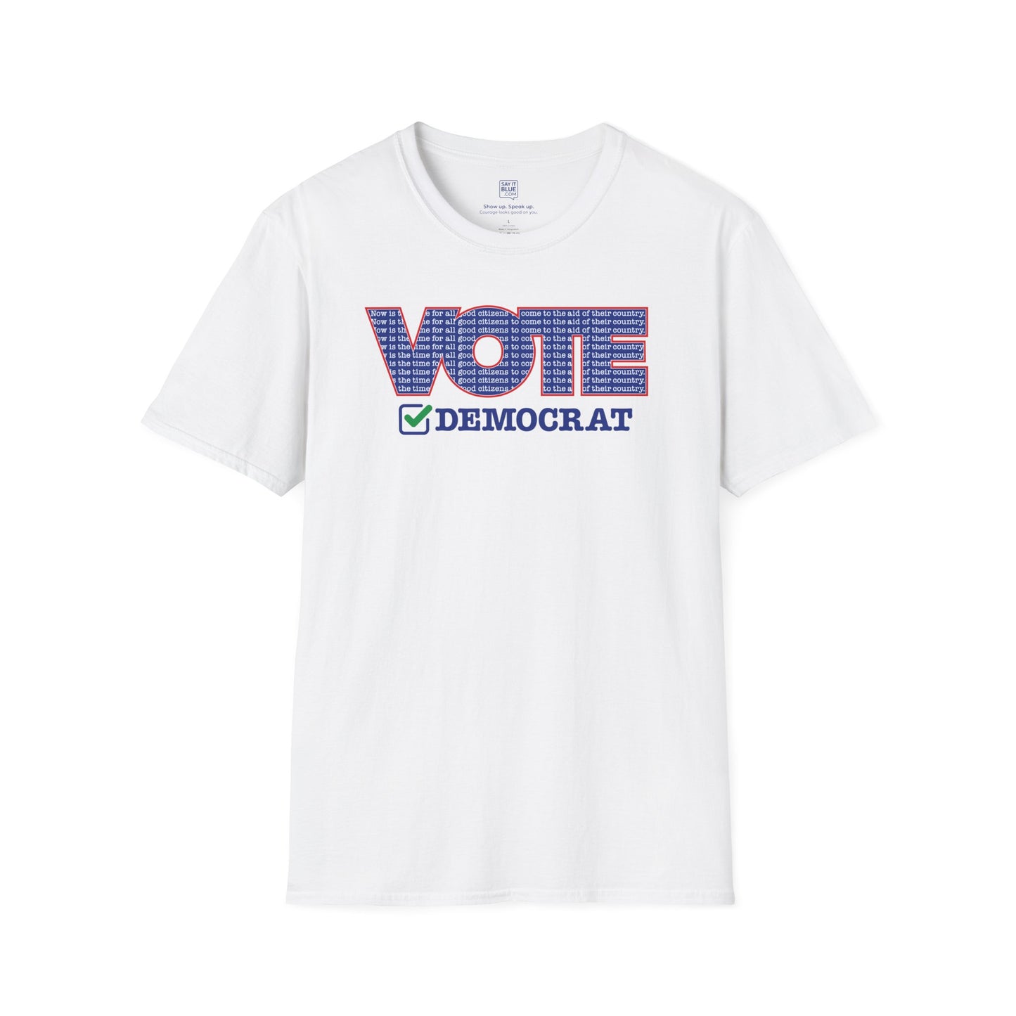 Vote Democrat (Now is the time...) T-Shirt