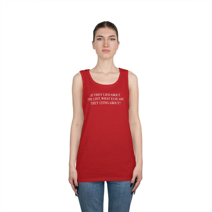 The List Tank Top