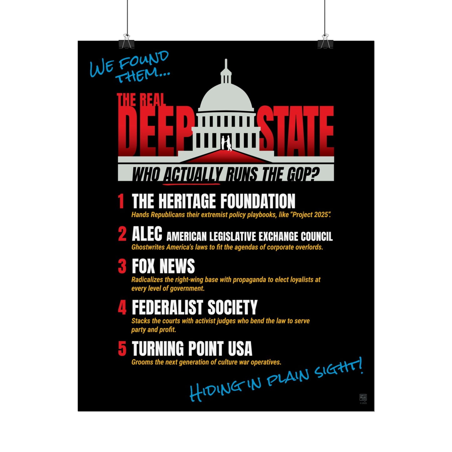 The Real Deep State Poster
