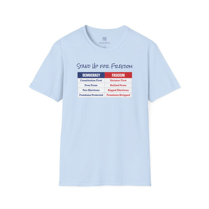 Stand Up for Freedom Chart T-Shirt