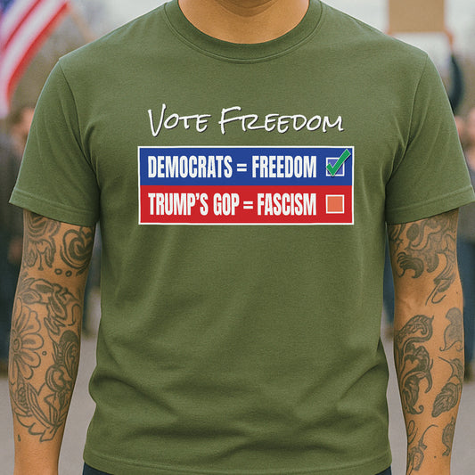 Vote Freedom (Dems vs. GOP) T-Shirt