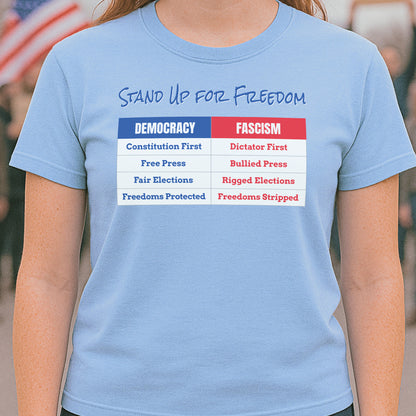 Stand Up for Freedom Chart T-Shirt