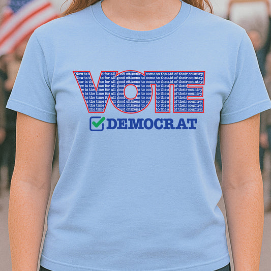 Vote Democrat (Now is the time...) T-Shirt
