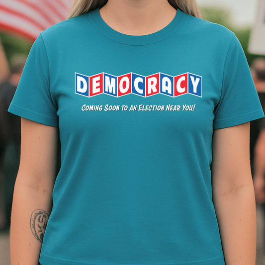Democracy Marquee T-Shirt