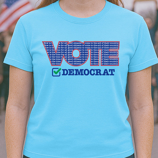 Vote Democrat (Now is the time...) T-Shirt