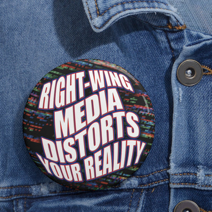 Right-Wing Media Distorts Button