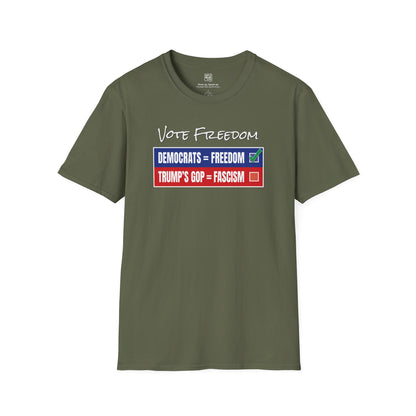 Vote Freedom (Dems vs. GOP) T-Shirt