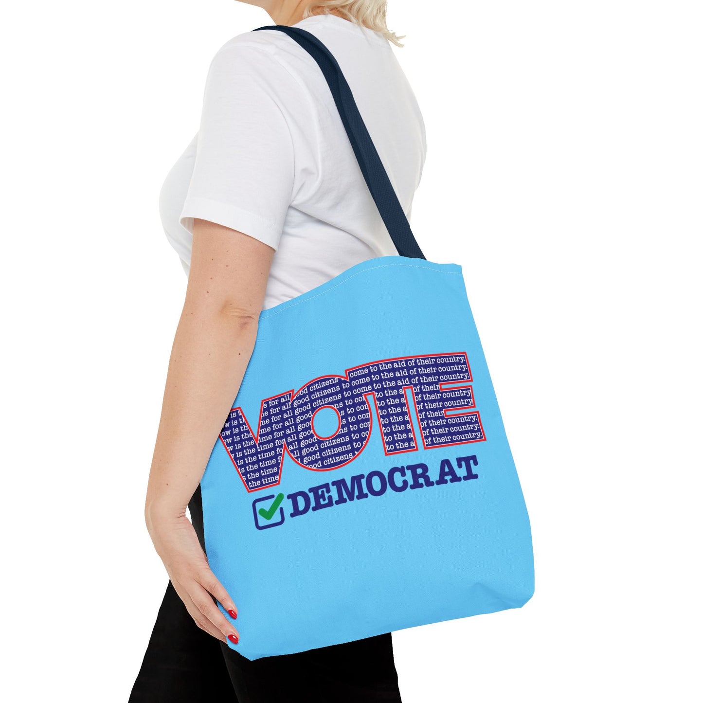 Vote Democrat Tote Bag
