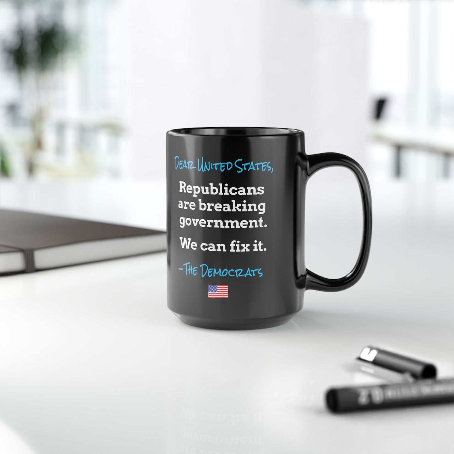 Pro-Democracy USA 15oz Mug