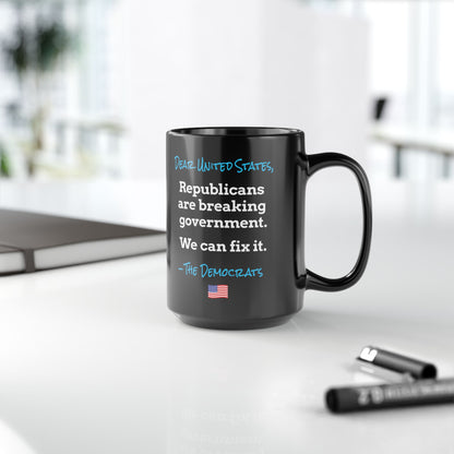 Pro-Democracy USA 15oz Mug