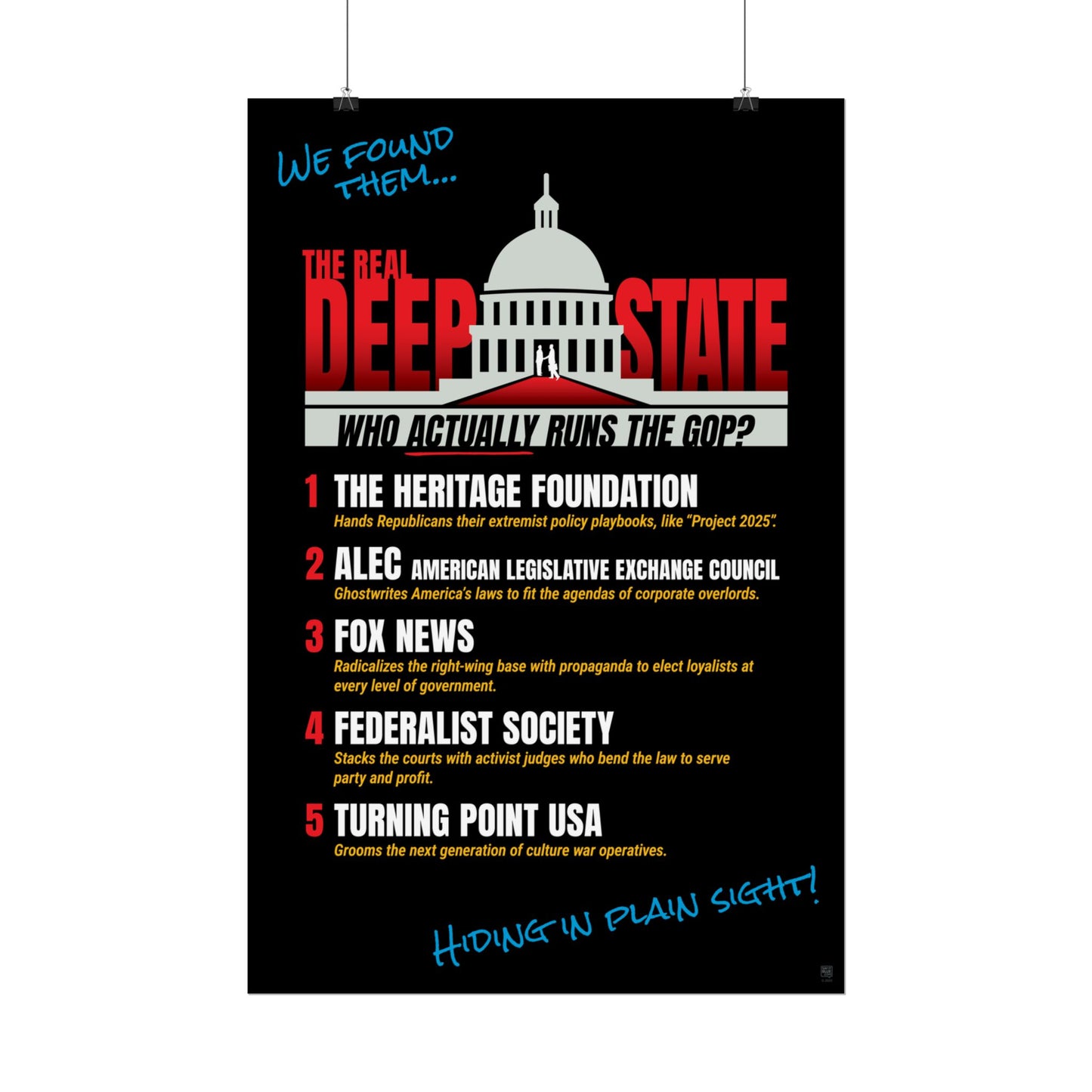 The Real Deep State Poster