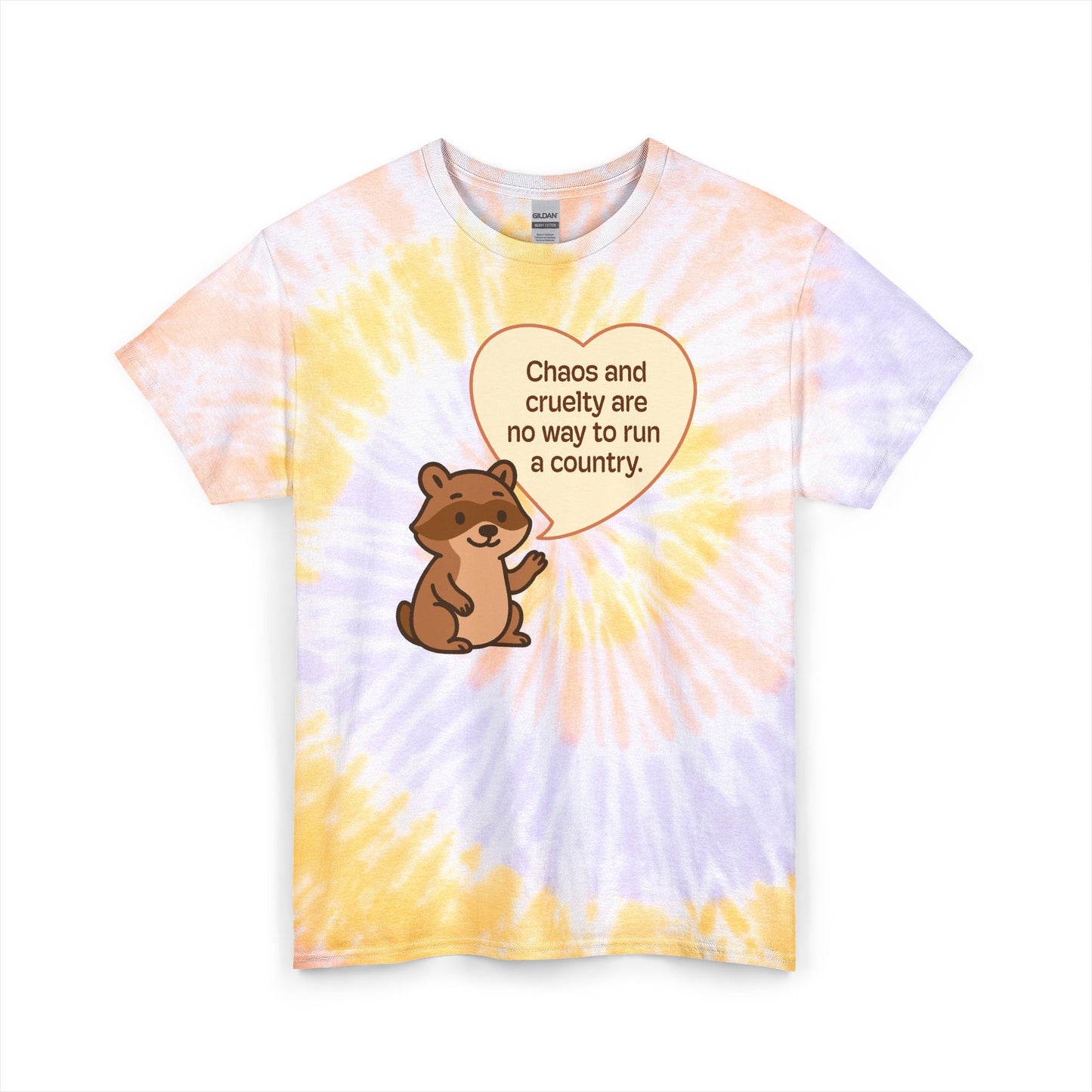 Chaos Isn't Leadership Tie Dye T-Shirt