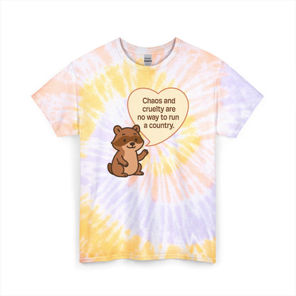 Chaos Isn't Leadership Tie Dye T-Shirt