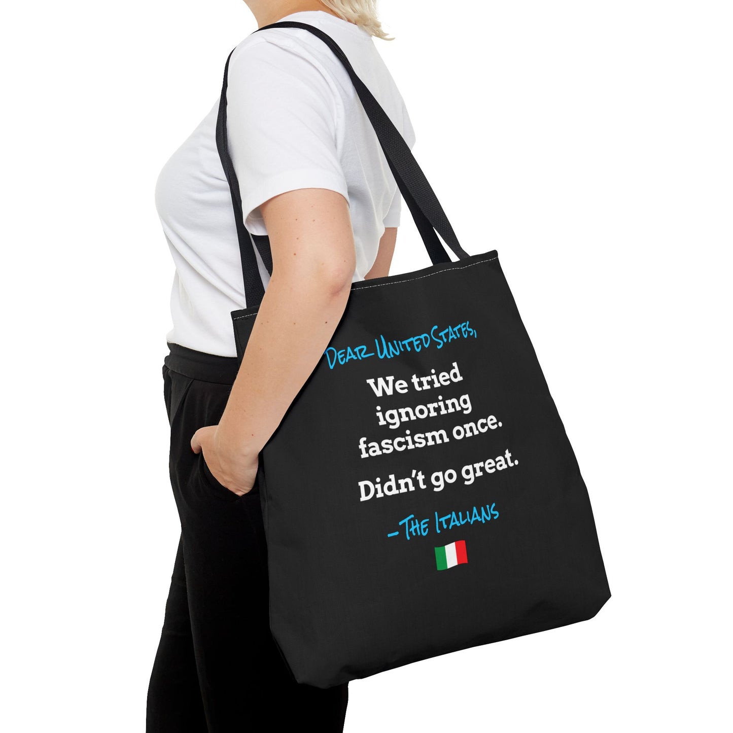 Anti-Fascist Italy Tote Bag