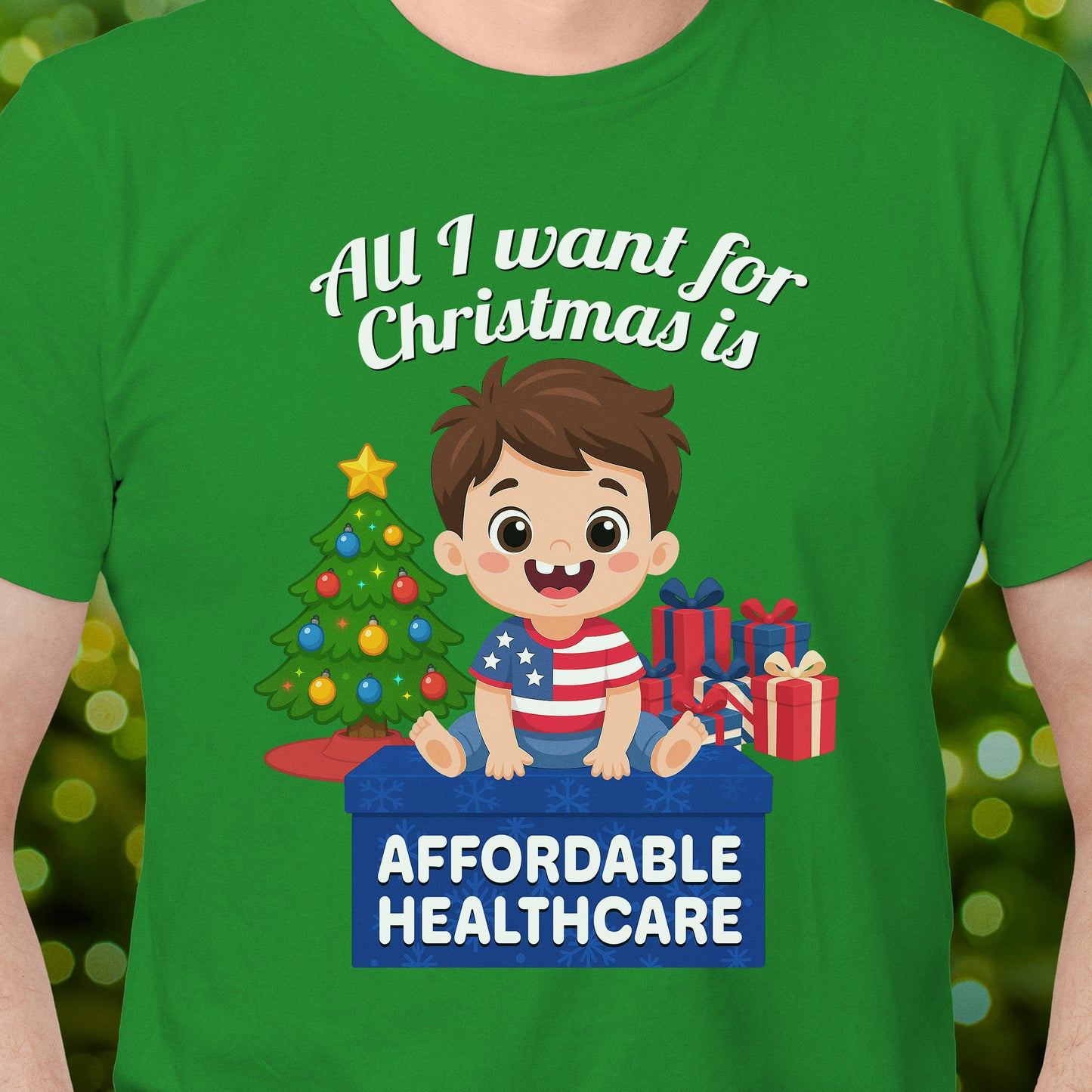 Affordable Healthcare Christmas T-Shirt
