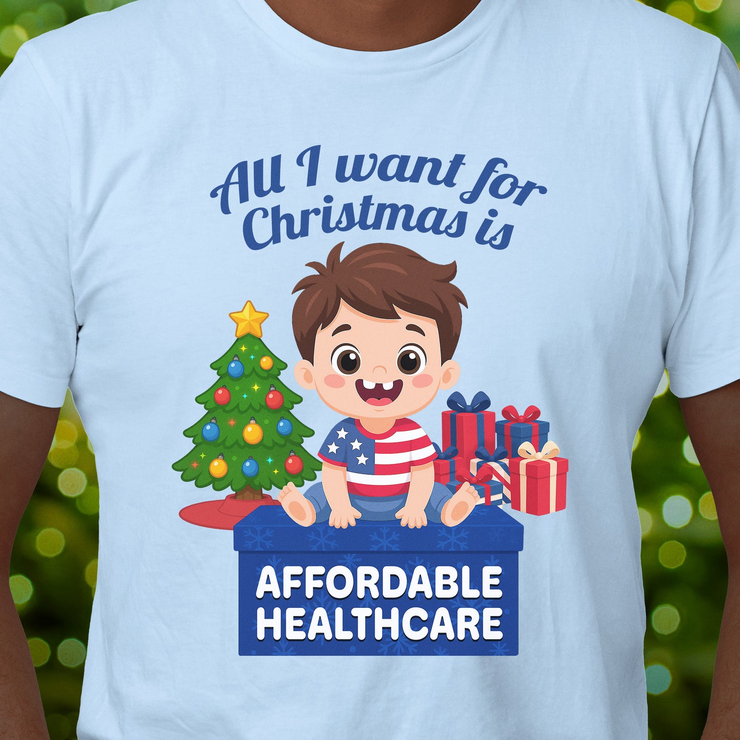 Affordable Healthcare Christmas T-Shirt
