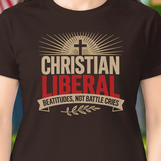 Christian Liberal Cross T-Shirt