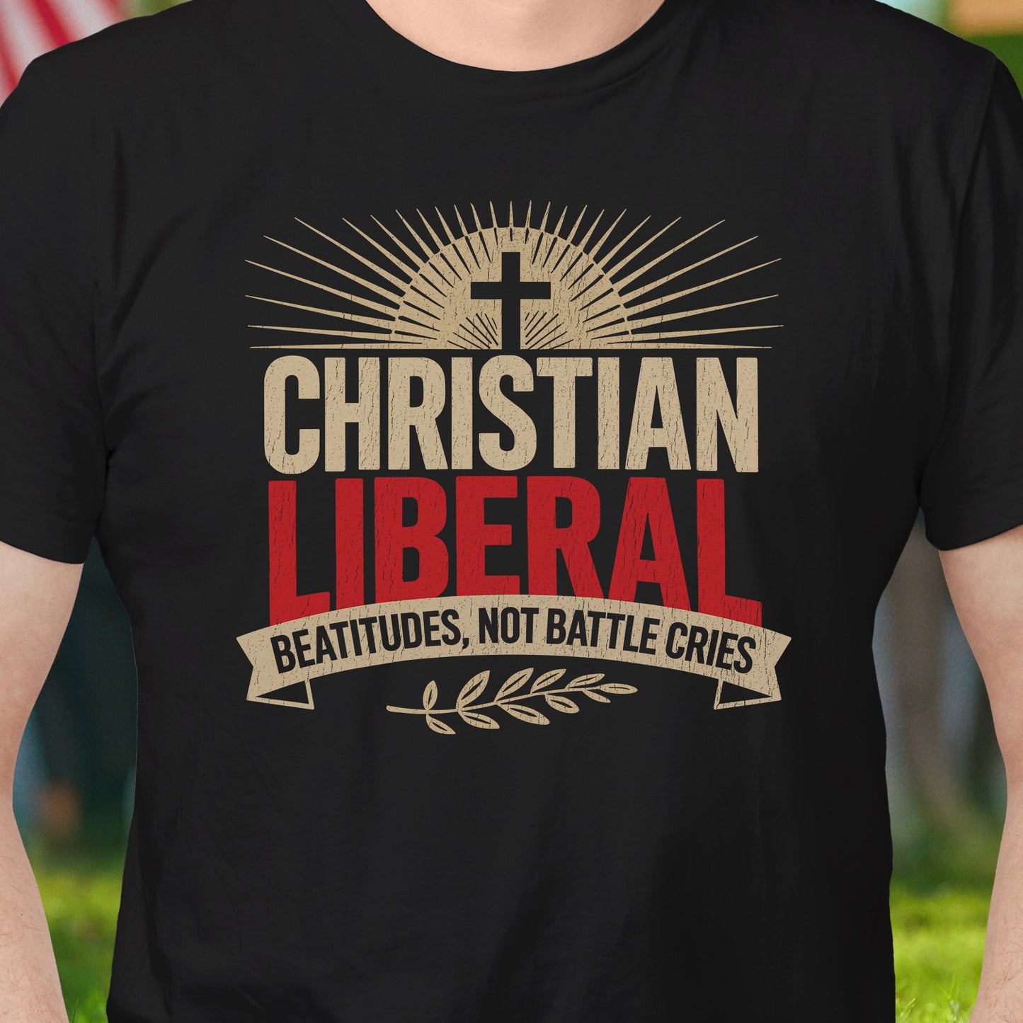 Christian Liberal Cross T-Shirt