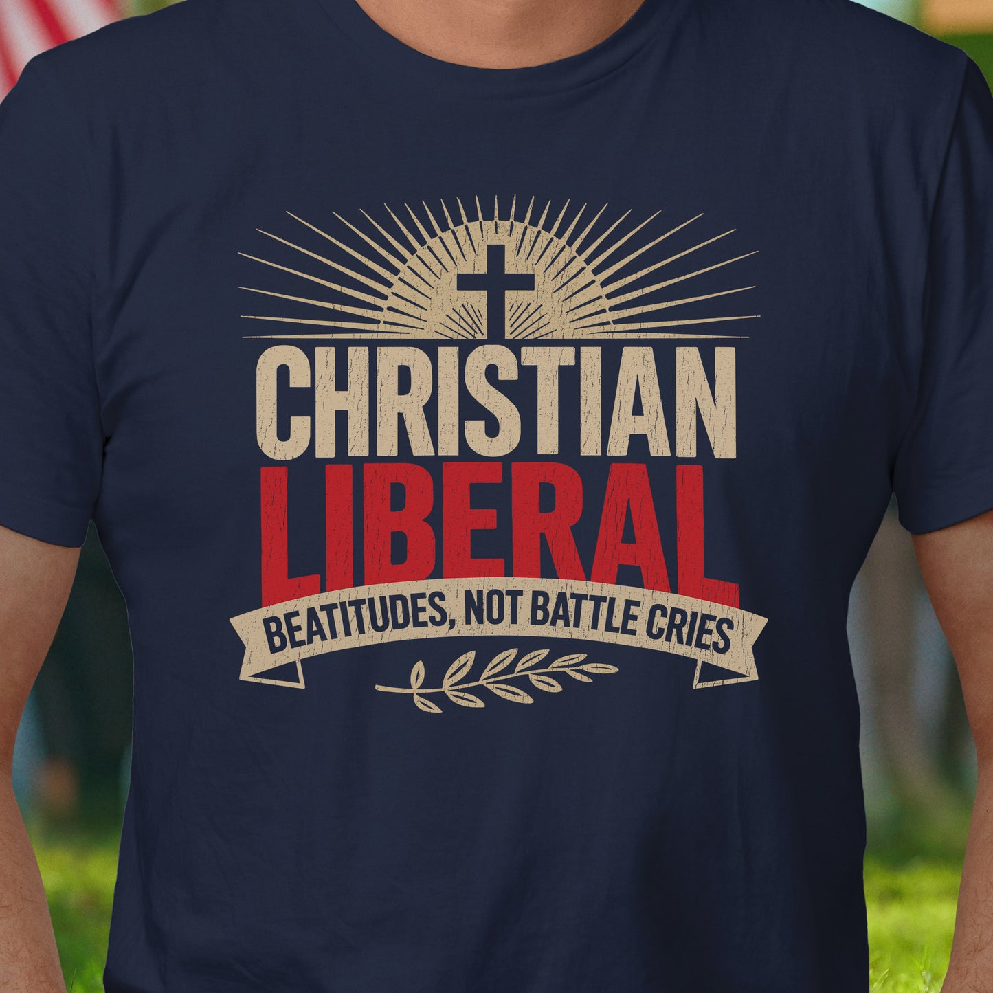 Christian Liberal Cross T-Shirt