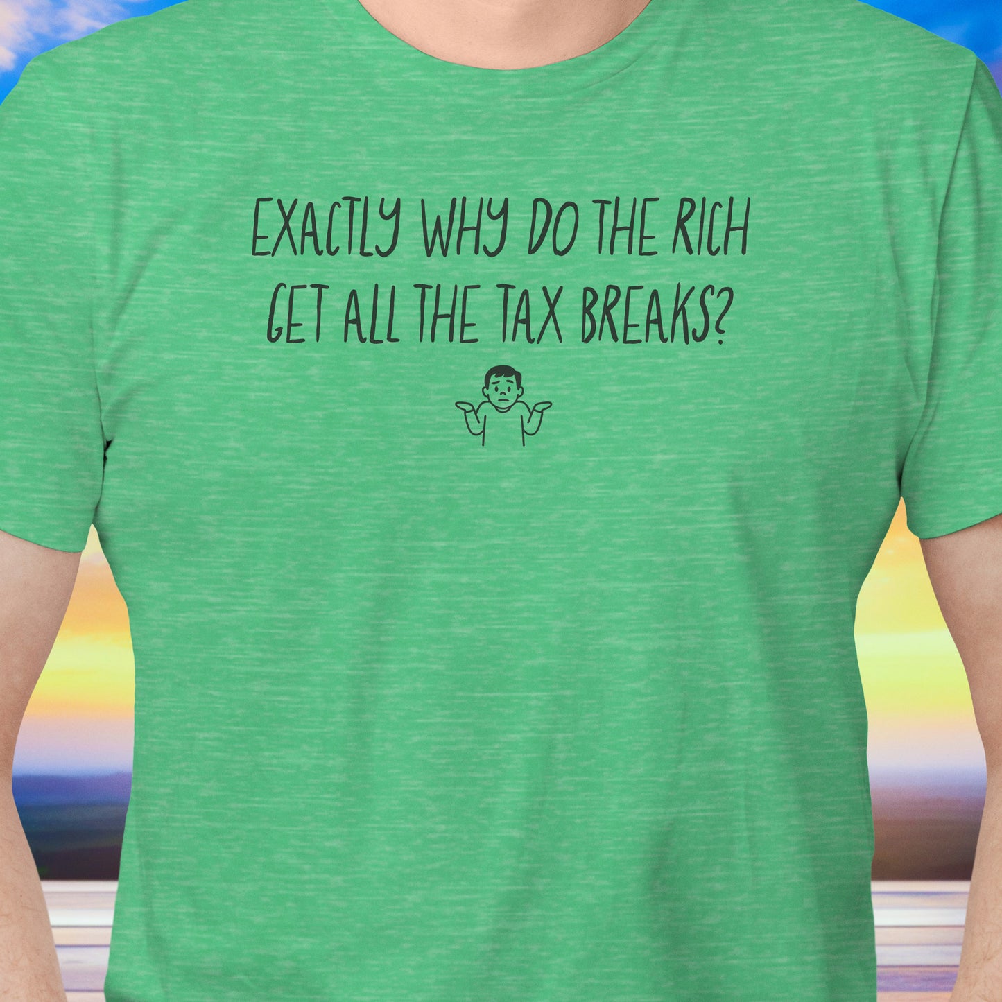 Tax Breaks Male Emoji T-Shirt