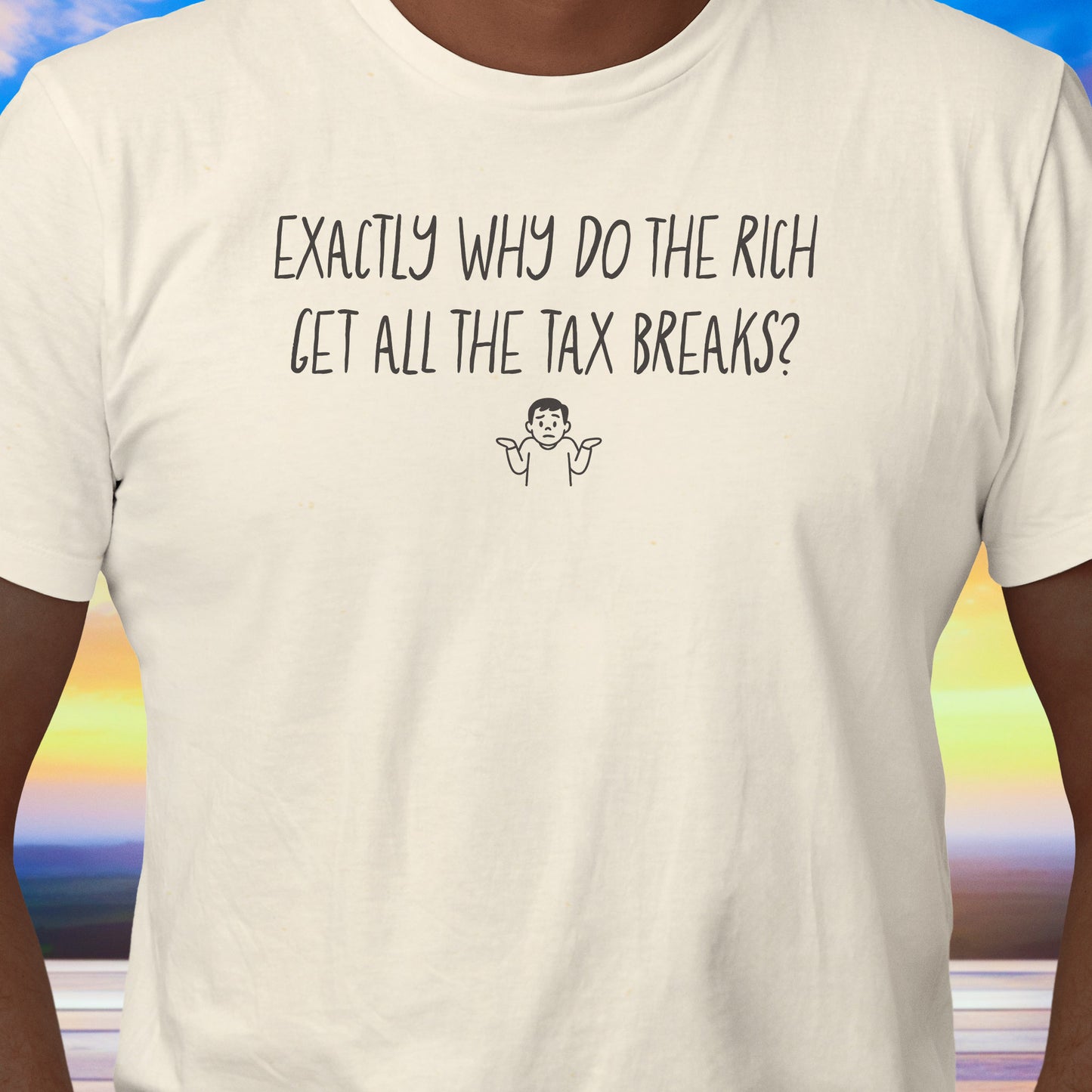 Tax Breaks Male Emoji T-Shirt