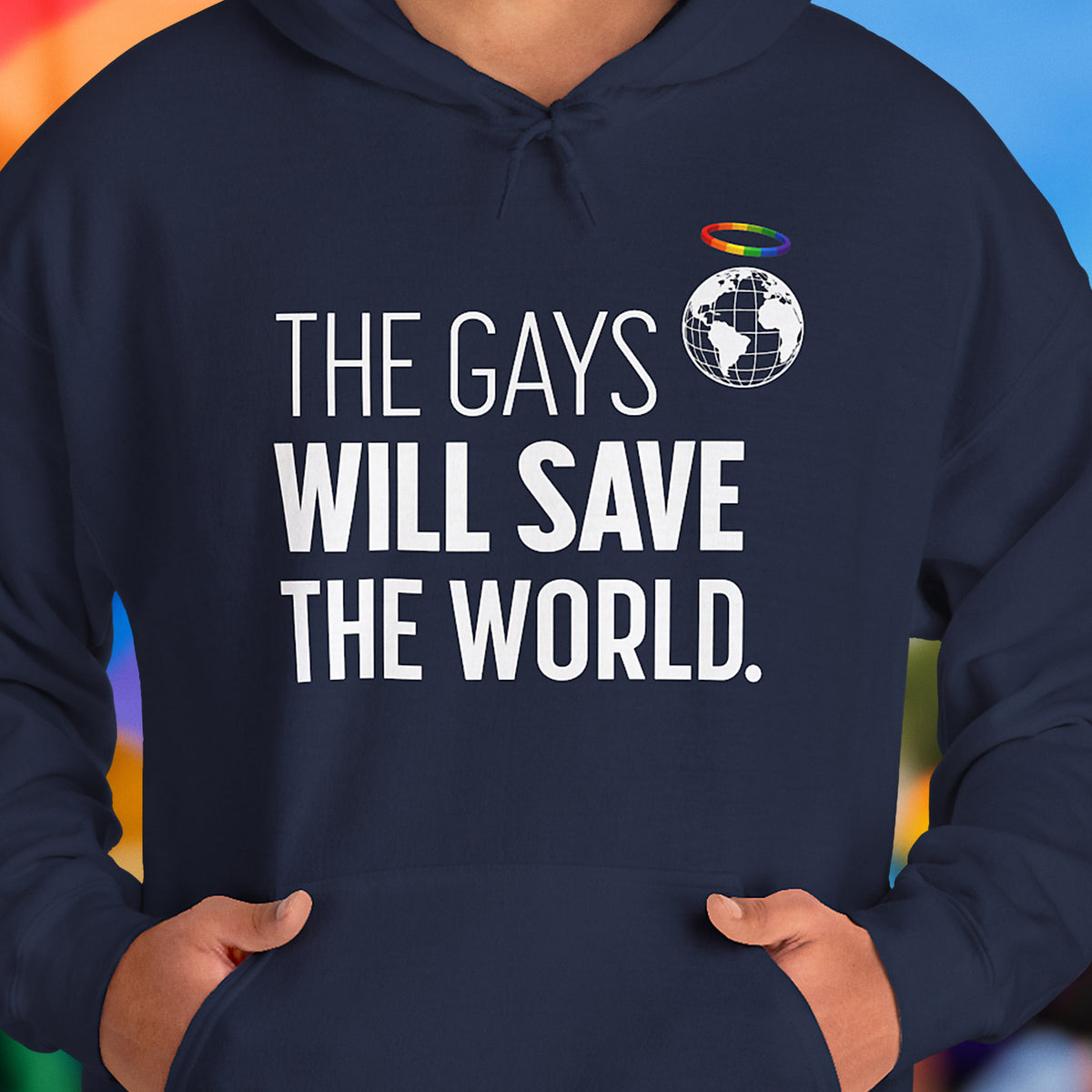 Gays Save World Hoodie