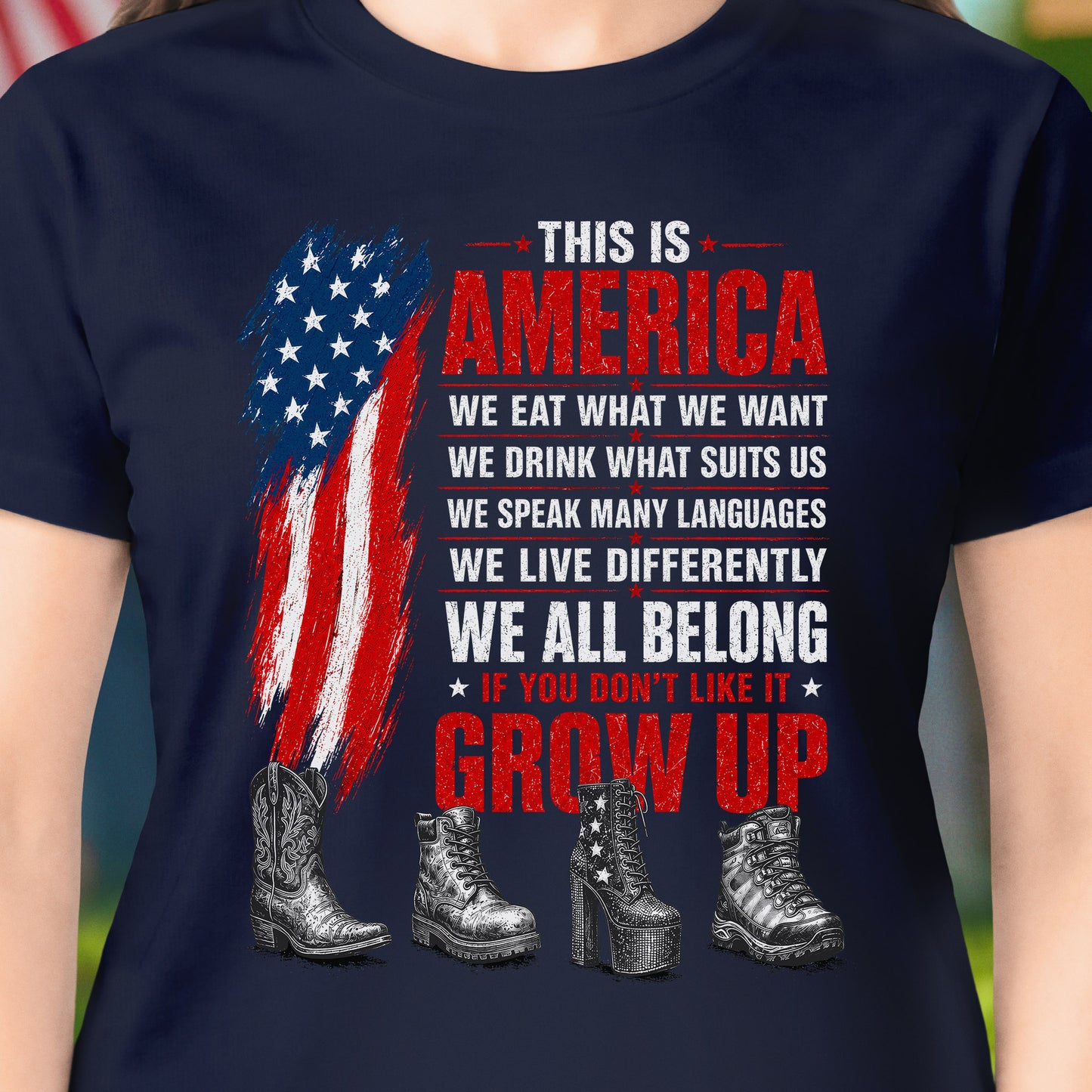 Grow Up America T‑Shirt