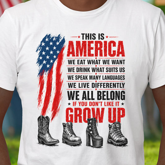 Grow Up America T‑Shirt