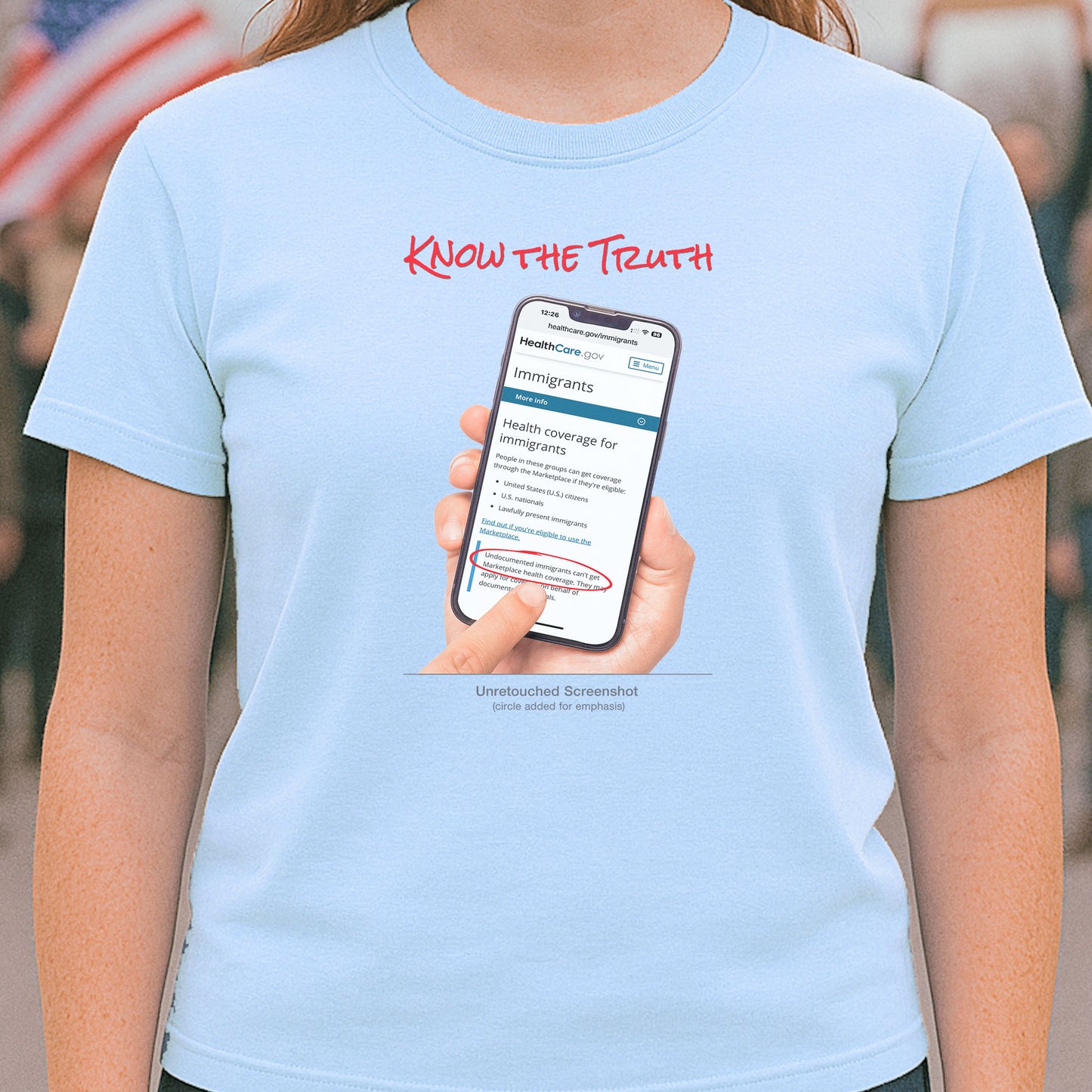 Undocumented Immigrant Healthcare T-shirt