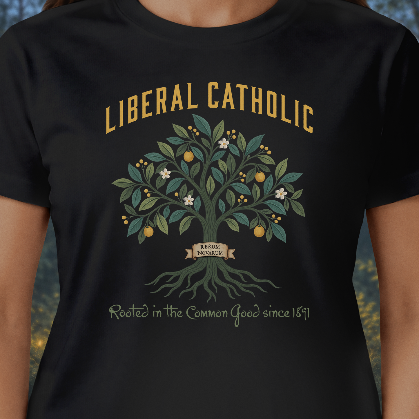Liberal Catholic Tree T-Shirt