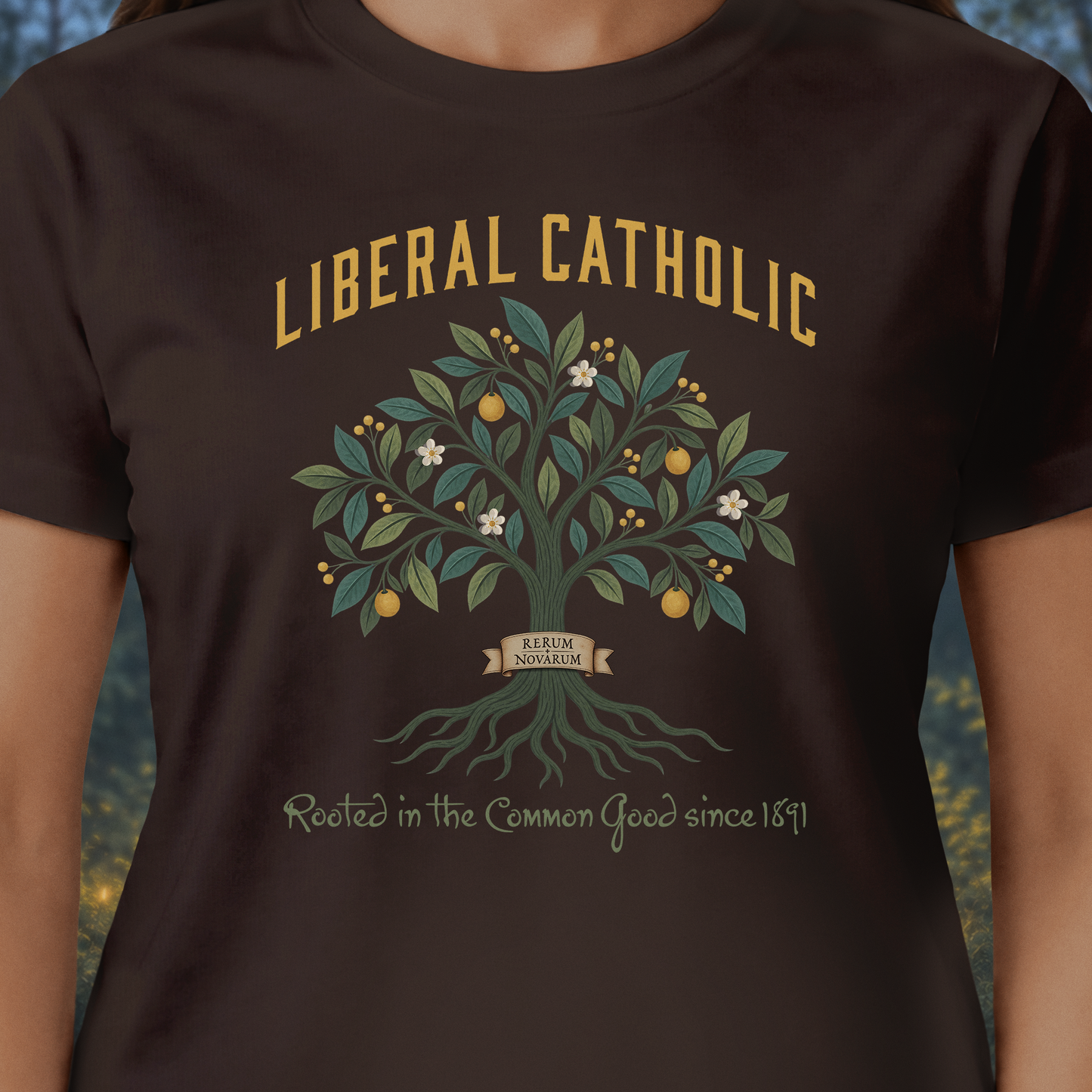 Liberal Catholic Tree T-Shirt